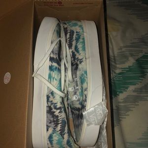 Brand new tie dye vans